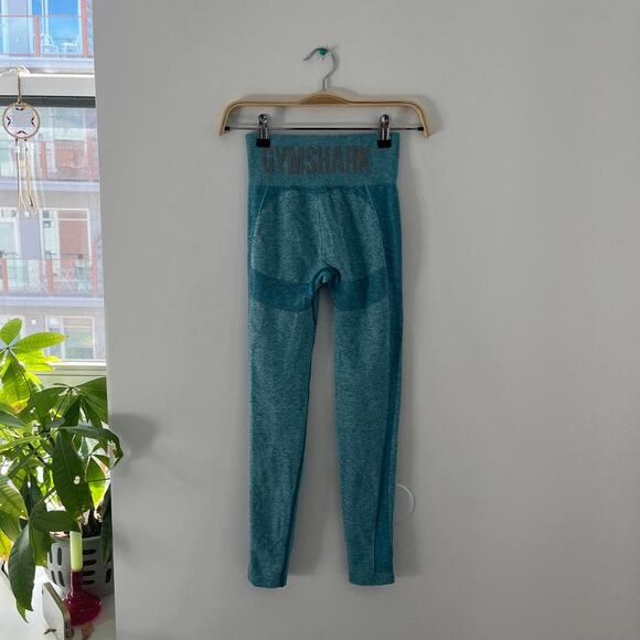 Gymshark Blue Seamless Leggings Size Small - Picture 4 of 4